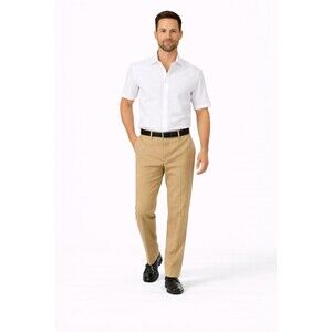 Jos. A. Bank Traveler Khaki Pants Men's 33x29 British Tan Flat Front